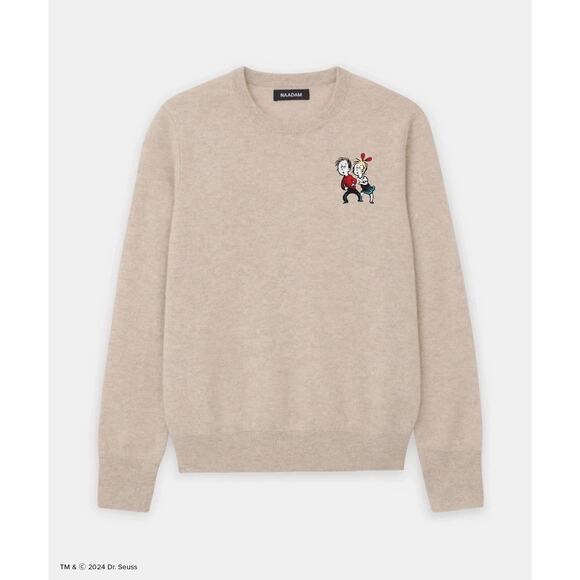NAADAM The Kids Cashmere Sweater - XS - Oatmeal